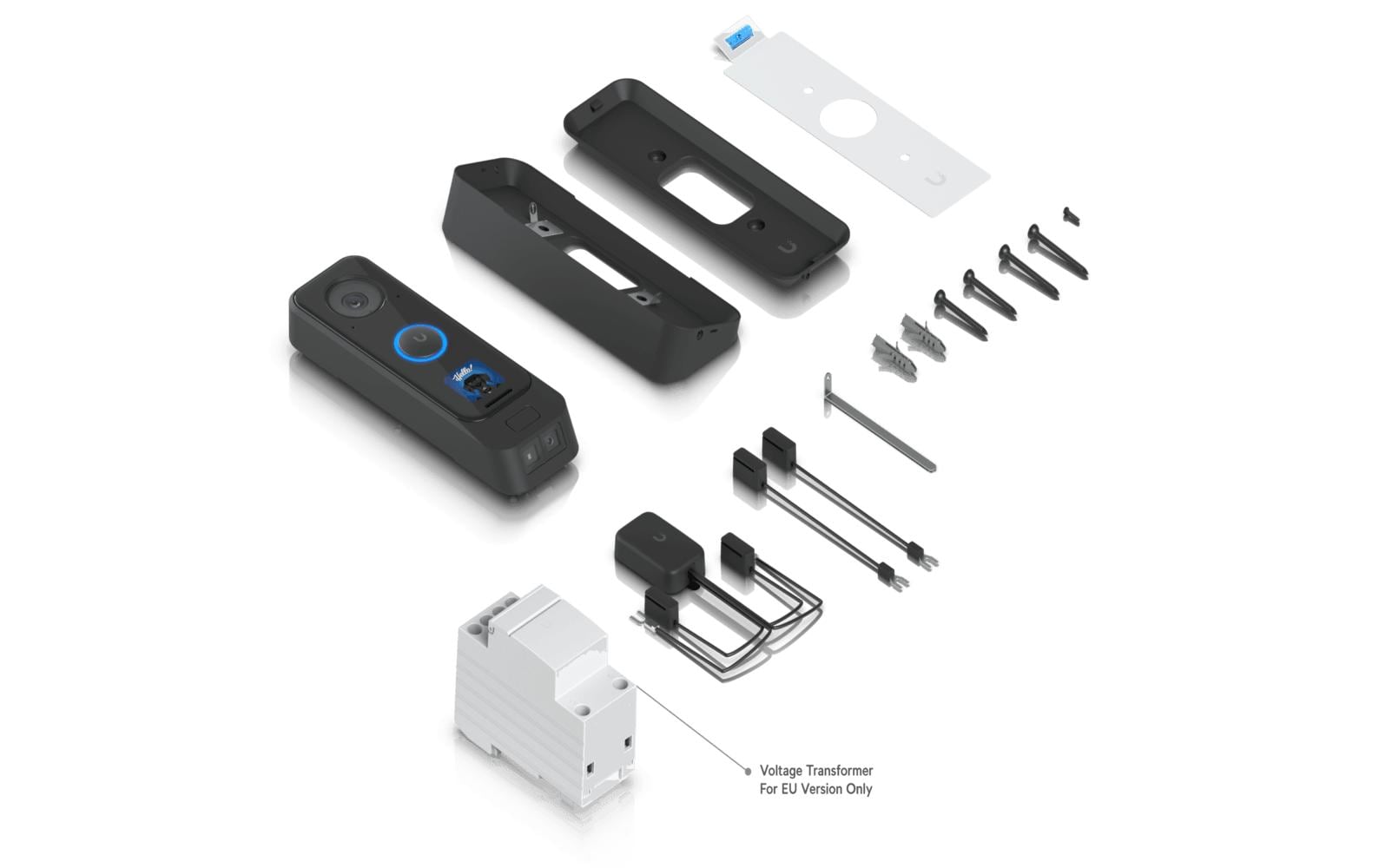 IP Türstation UVC-G4 Doorbell Pro Schwarz<br>Premium UniFi Türsprechanlage mit erweiterter Paket-Erkennungskamera und integriertem Display