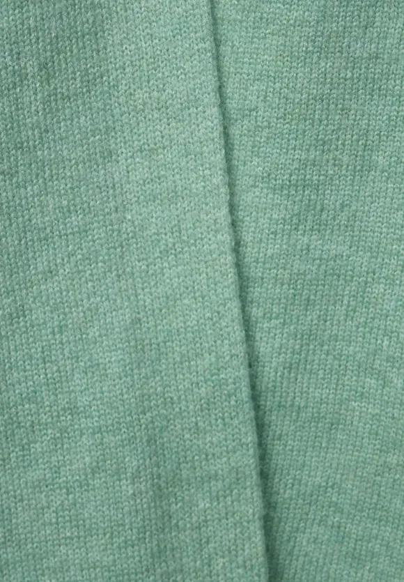 Offener Strickcardigan - gentle green melange