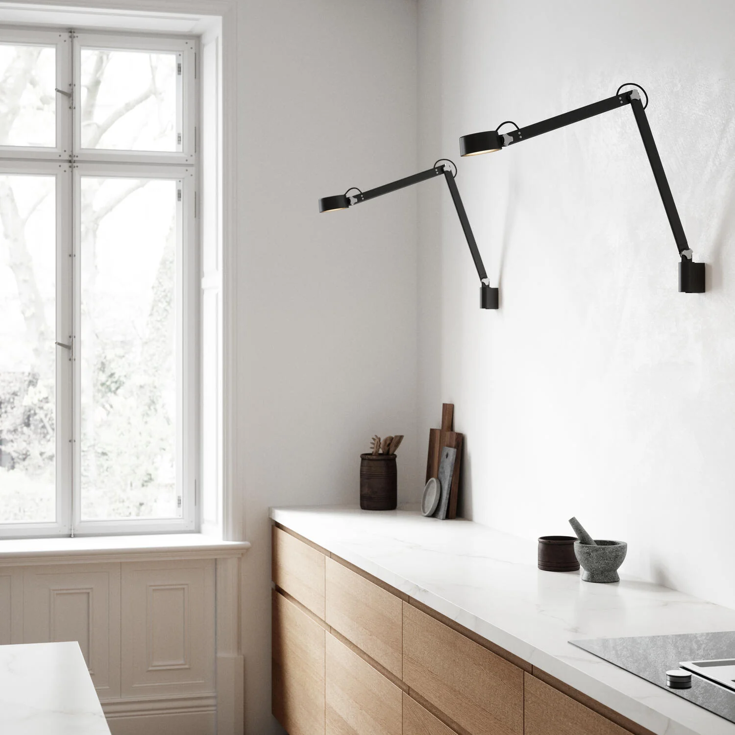 Design For The People  Nobu bord/væglampe - sort