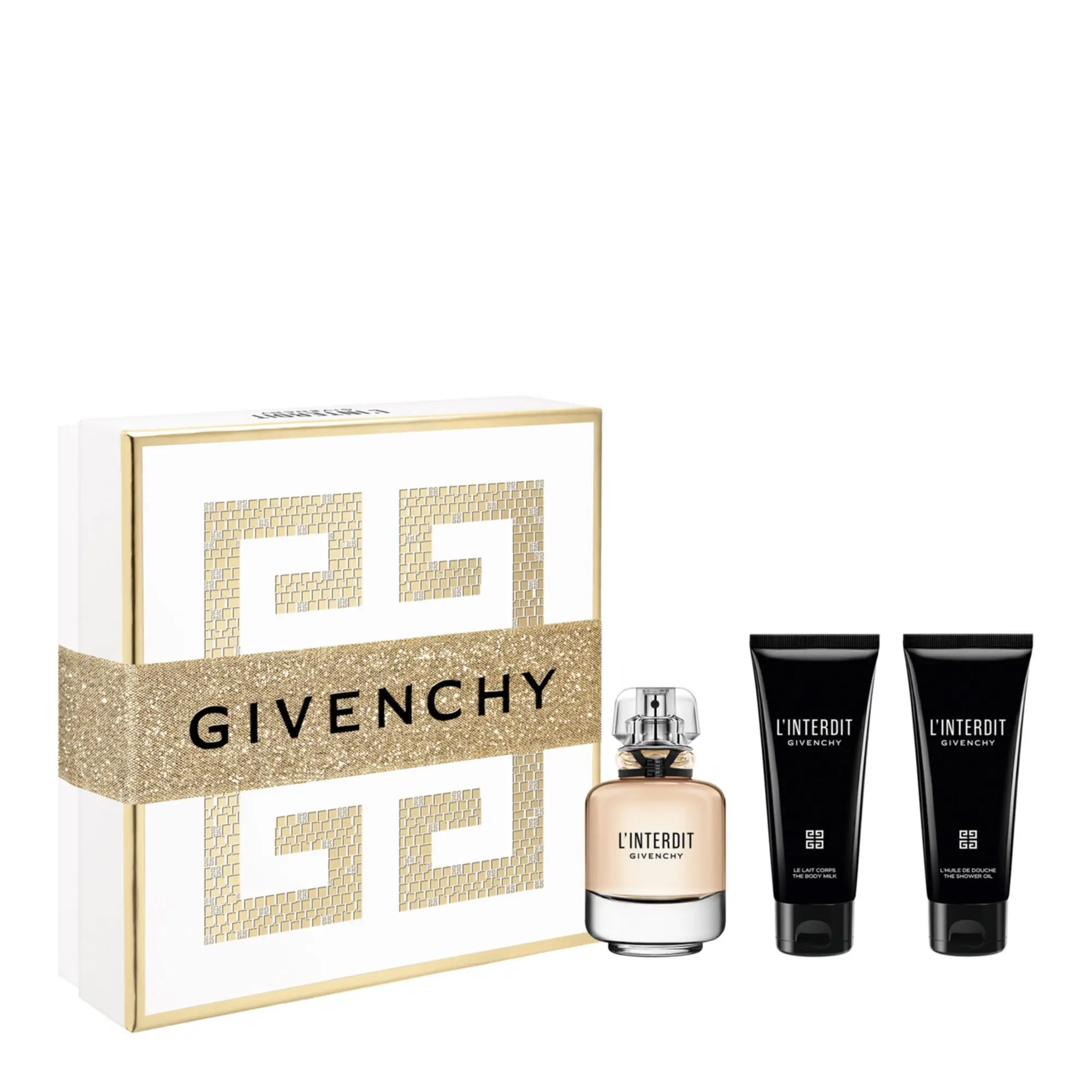Givenchy - Coffret L'Interdit Givenchy Eau de Parfum Parfum 80ml + Lotion corps 75 ml & huile de douche 75ml - carrousel lp noel