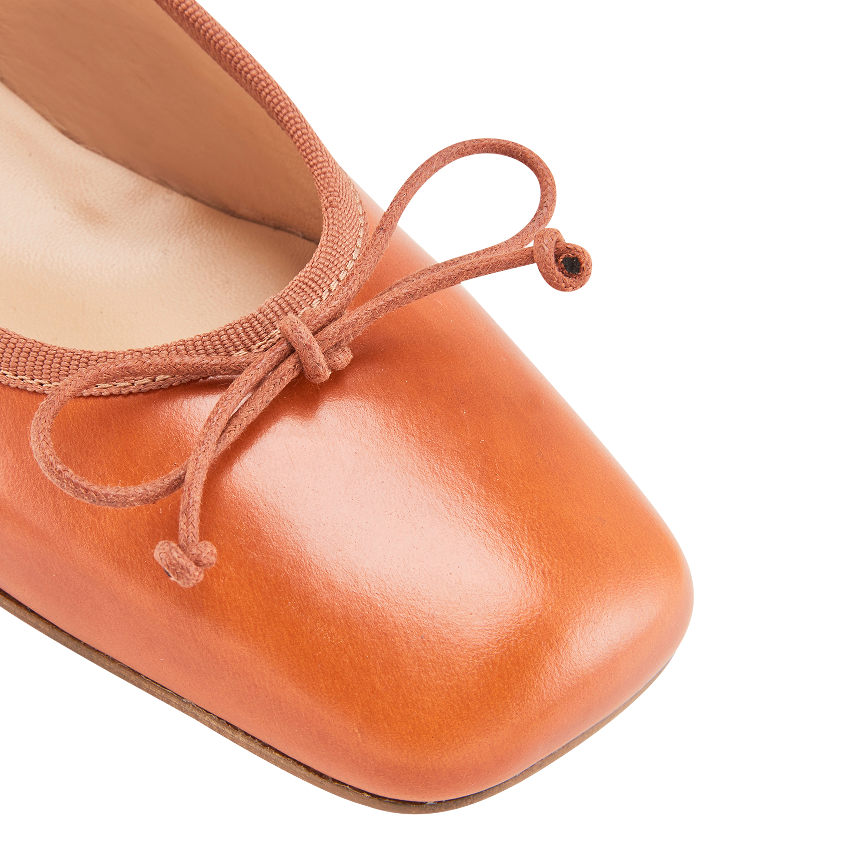 LAURA - Ballerines en cuir | Marron