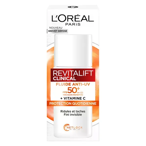 L'Oréal Paris Revitalift Clinical Fluido Anti-UV Vitamina C FPS 50+ 50ml