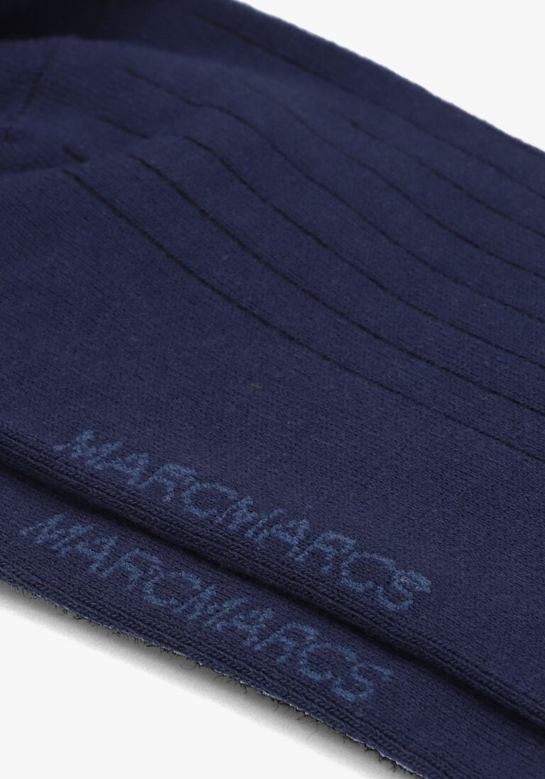 MARCMARCS blauwe marcmarcs sokken grant cotton 2-pack