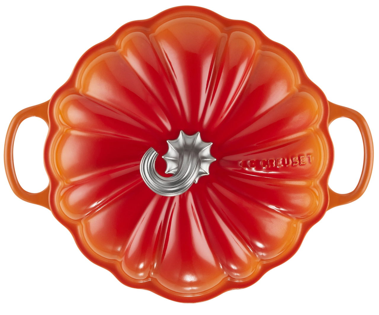 LE CREUSET Kürbis-Bräter 24 cm Ofenrot HALLOWEEN