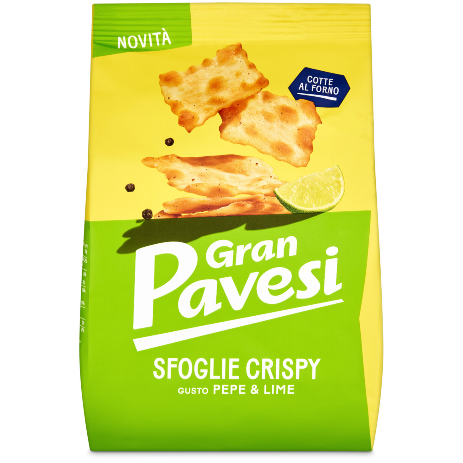Gran Pavesi Sfoglie Crispy Pepe & Lime