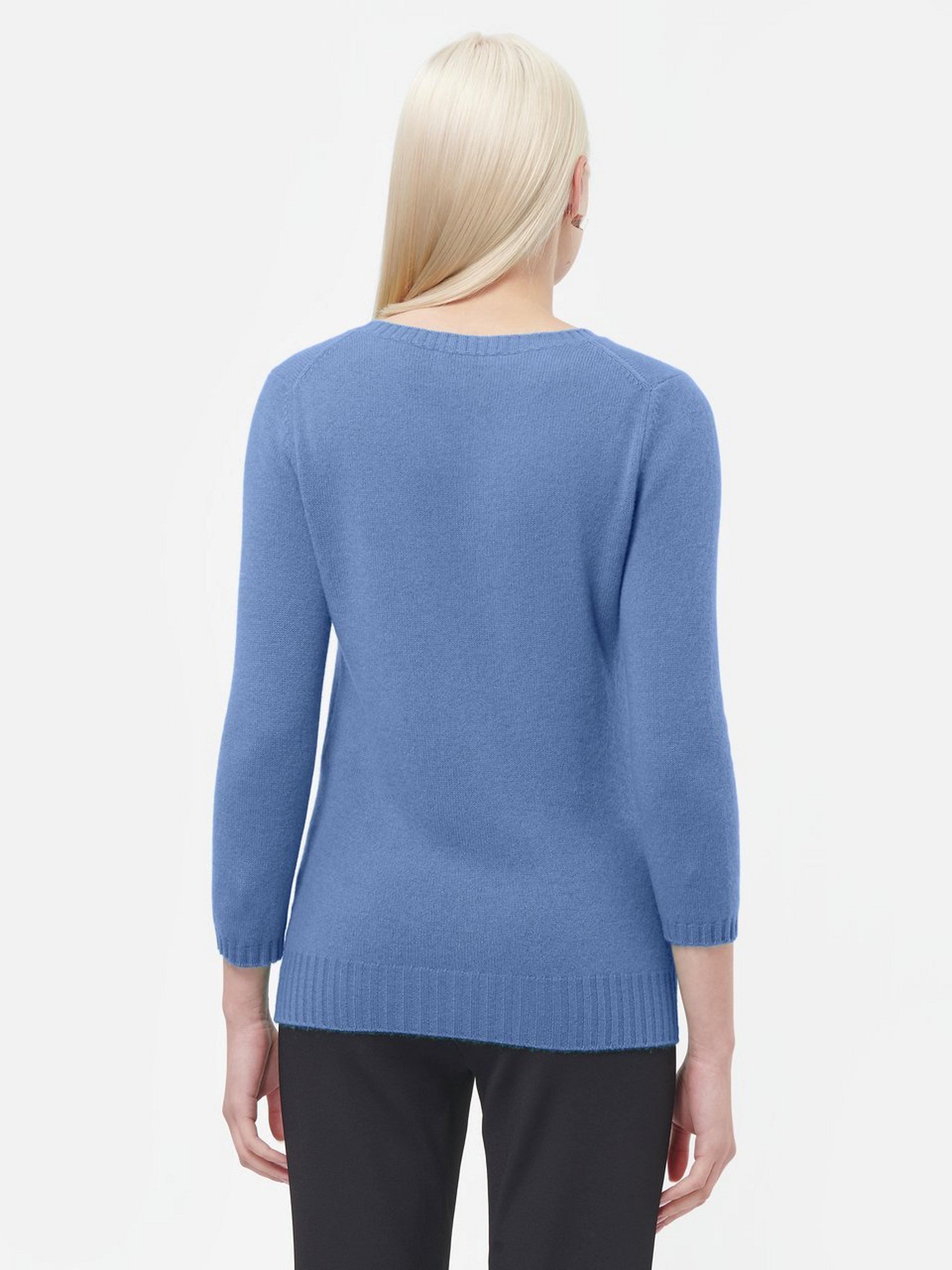 Rundhals-Pullover aus 100% Premium-Kaschmir