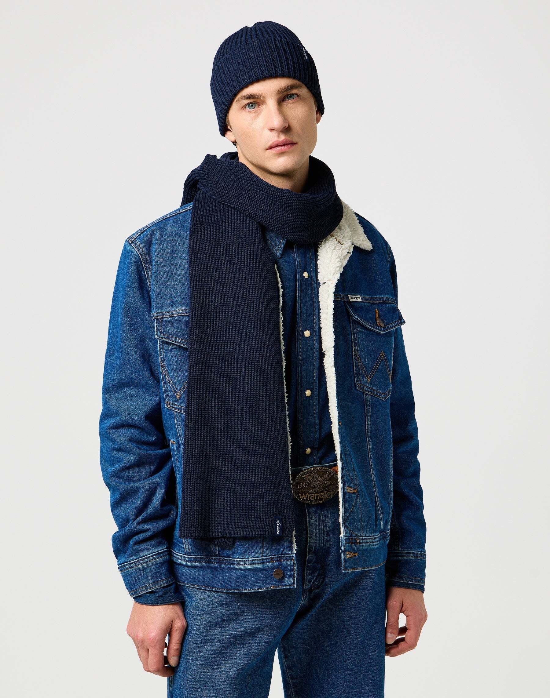 Wrangler Schal »WRANGLER Gürtel Scarf Beanie Set«
