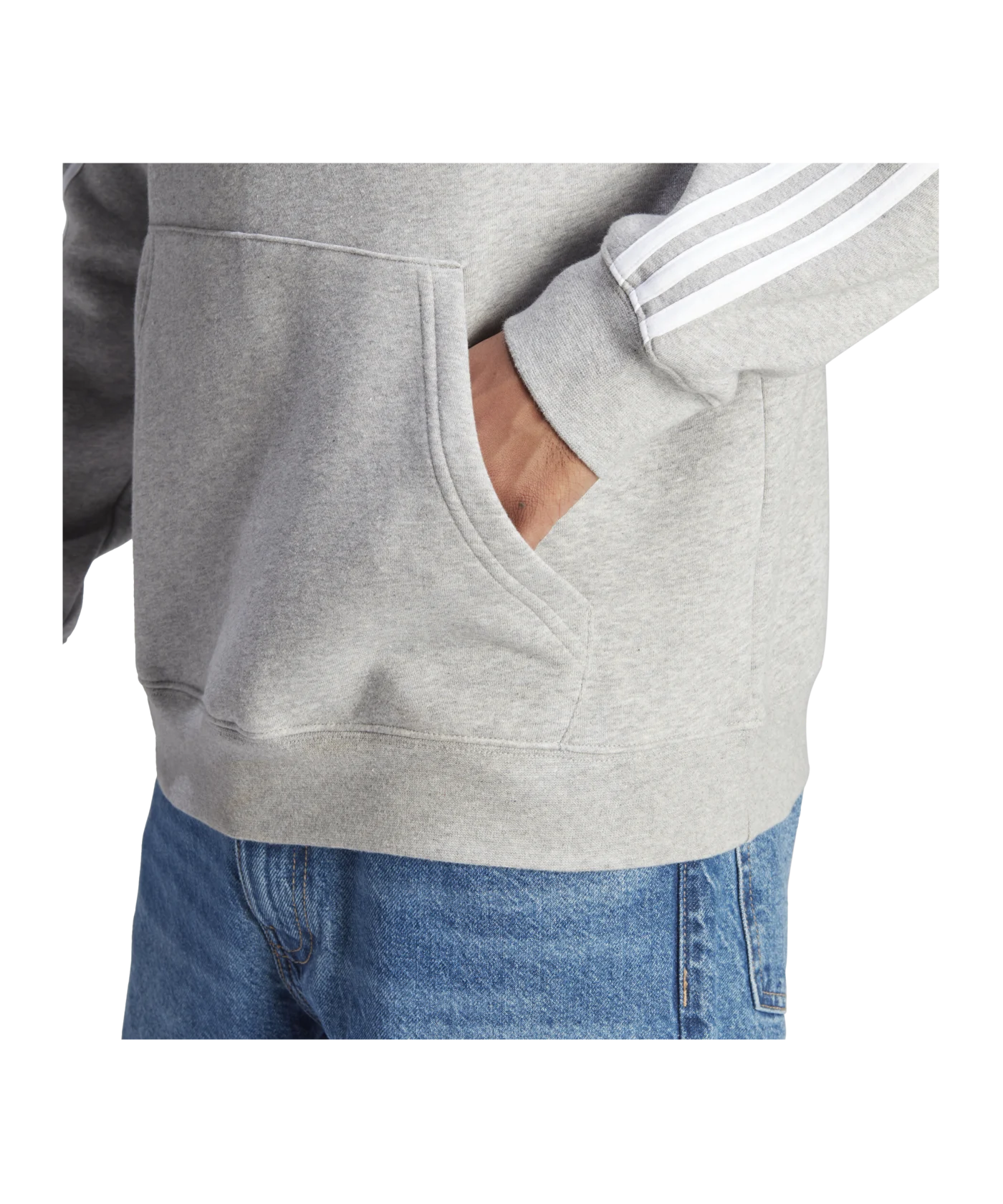 adidas Originals 3S Hoody Grau