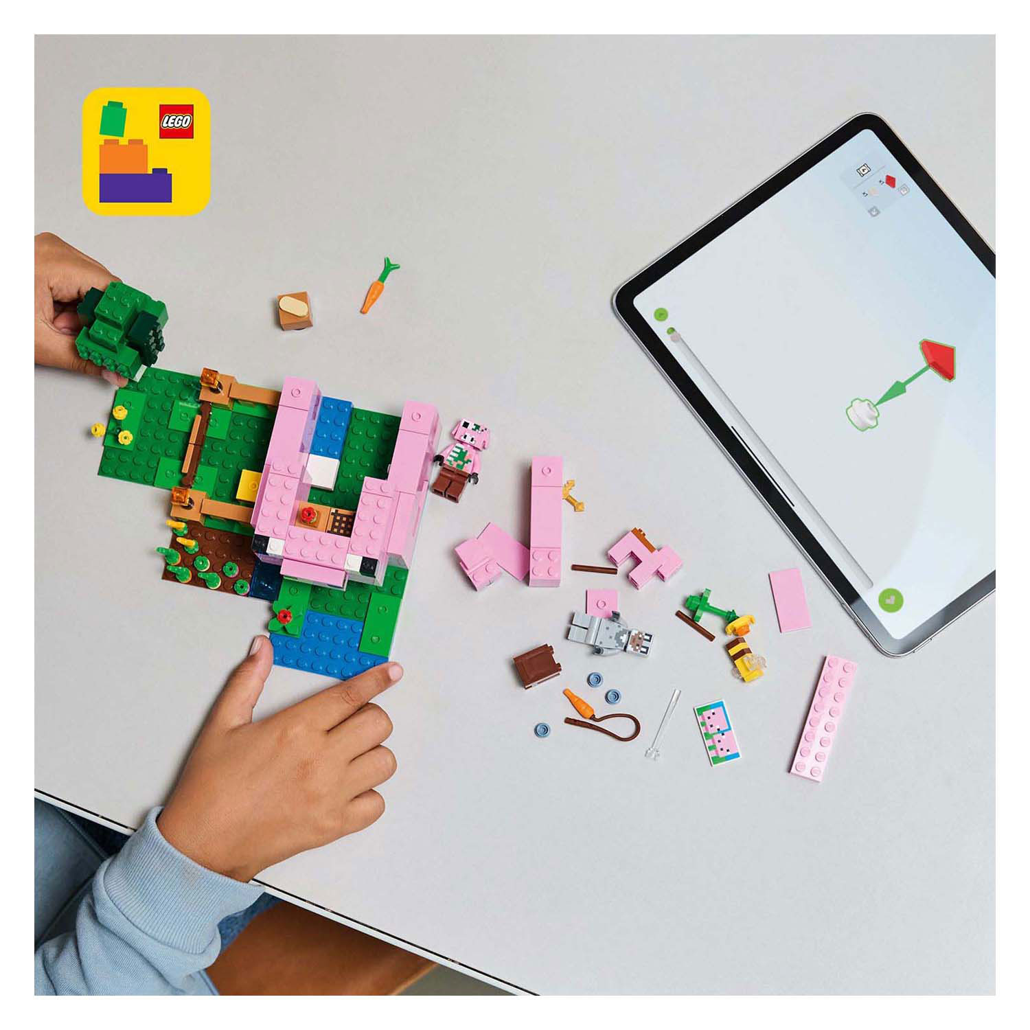 LEGO Minecraft 21268 Het Huis van het Biggetje