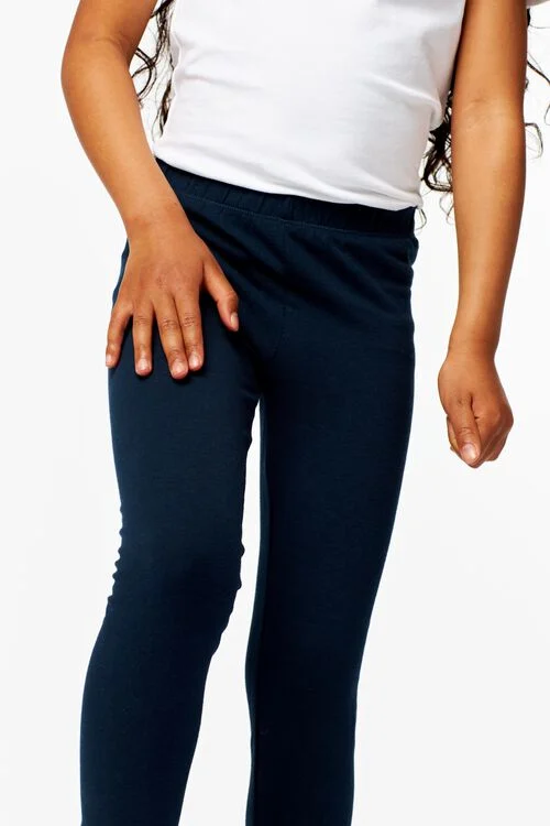 legging enfant bleu foncé