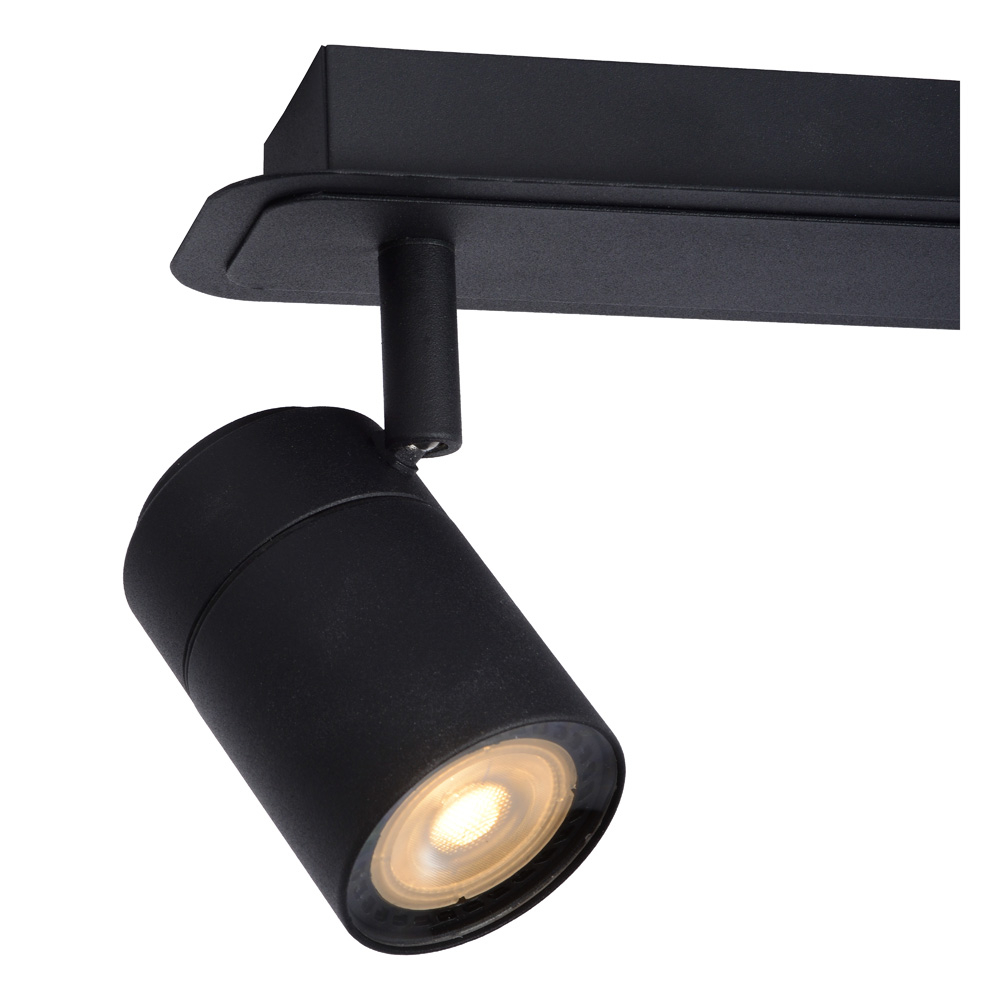 Lucide Lennert plafondlamp 3 spots 5W zwart