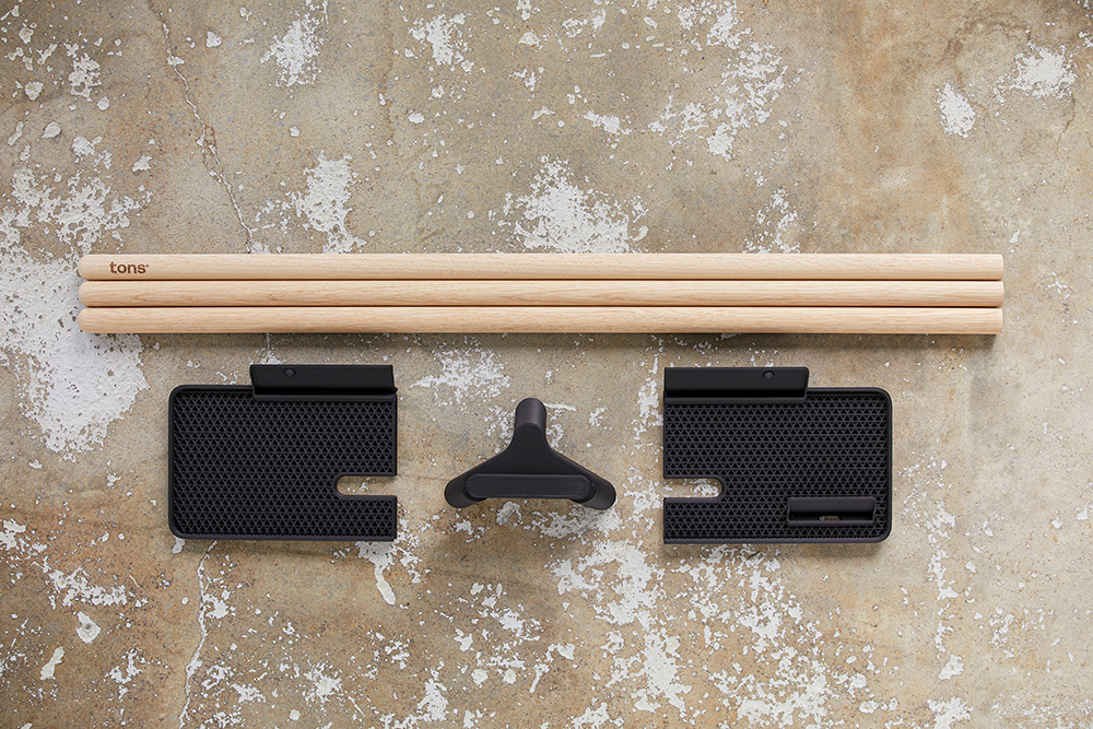 Tons Race Bar Egetræ Hometrainer Stand
