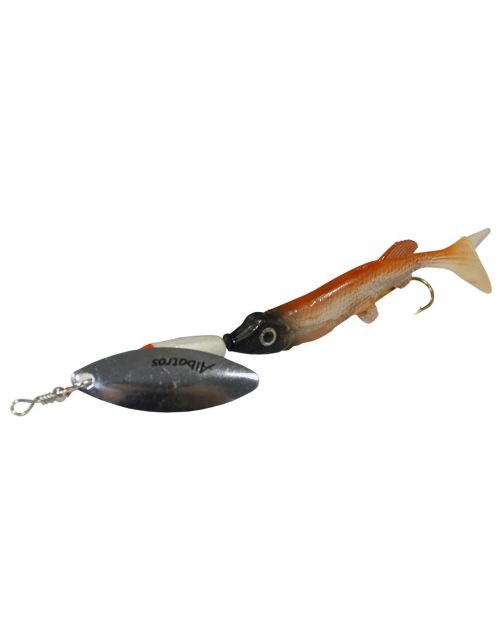 Albatros Spinner Slim Fish - Spinners - 13 g Red Head Bladmaat 3