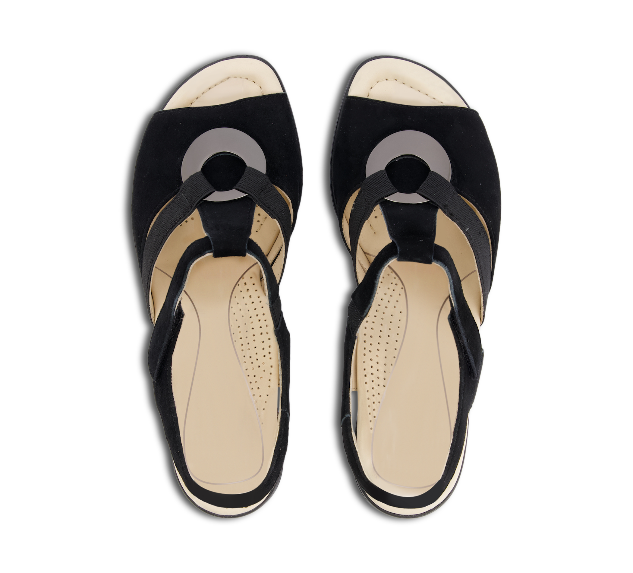 Ara Lugano - Riemchensandalen schwarz