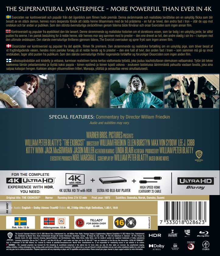 The Exorcist - 4K Ultra HD Blu-Ray