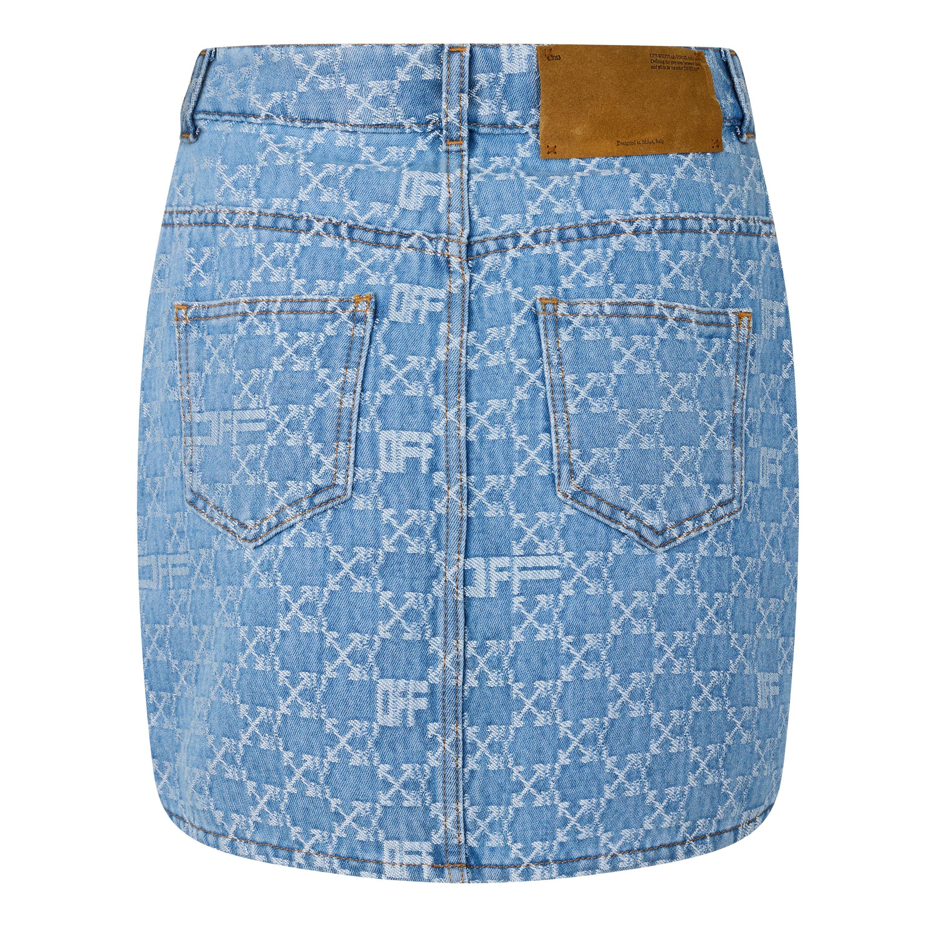 Off White Monogram Mini Skirt