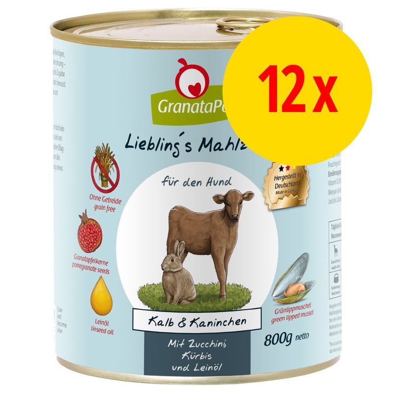 GranataPet Liebling's Mahlzeit 12 x 800 g