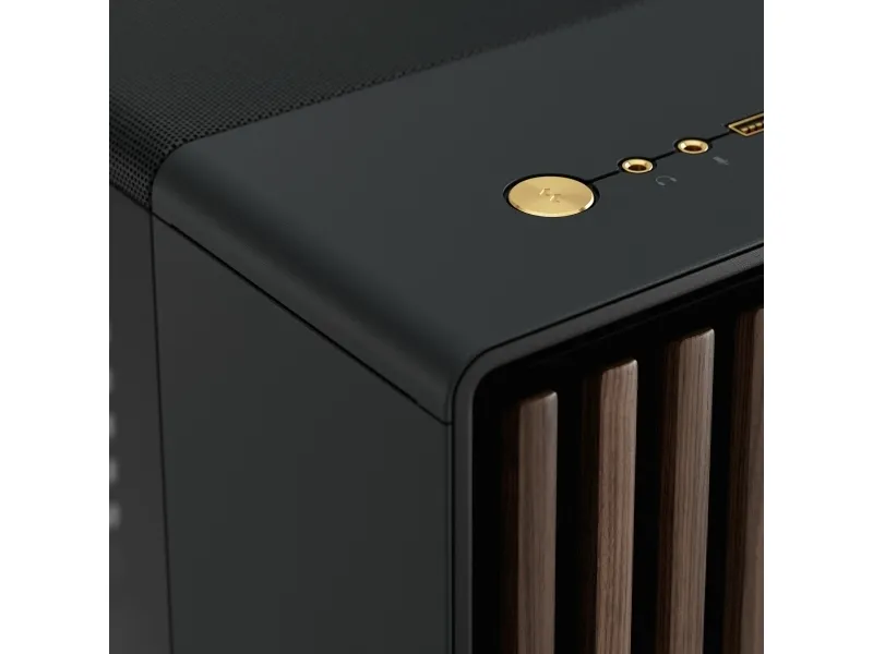 Fractal Design North XL - Tower - udvidet ATX - sidepanel med vindue (hærdet glas) - ingen strømforsyning (ATX) - charcoal black - USB/Audio/Mic