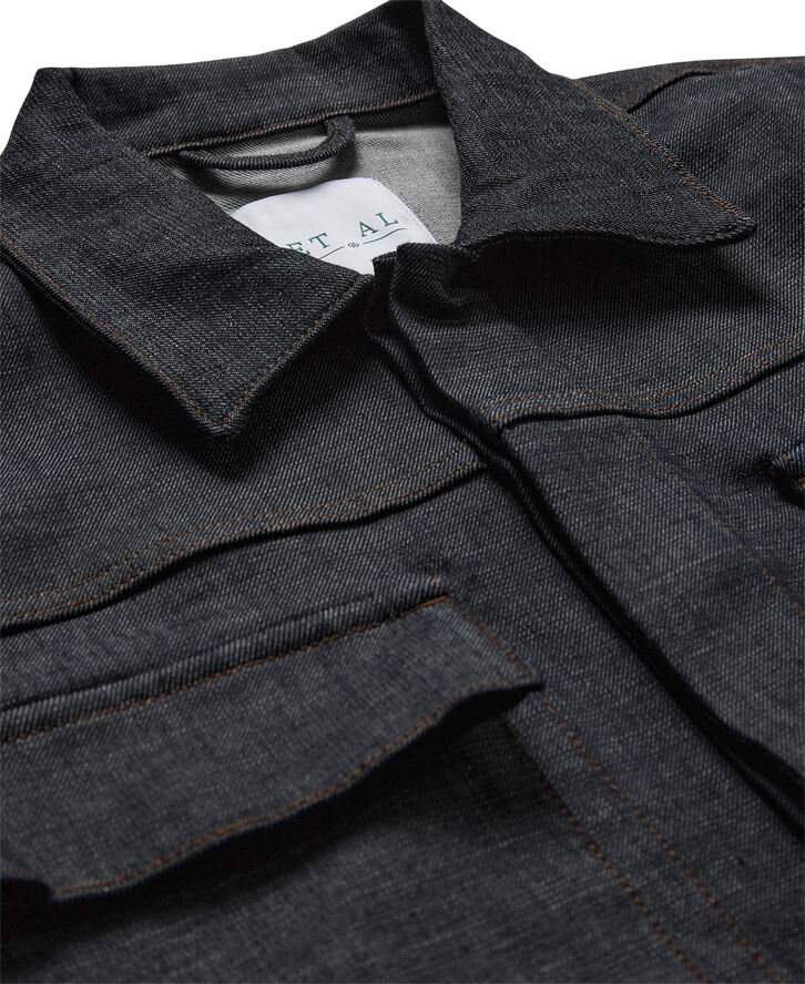 ET AL Driver Jacket Raw Denim Dark blue