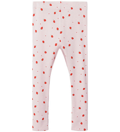 Name It Leggings - Rib - NmfDabua - Parfait Pink m. Jordb?r