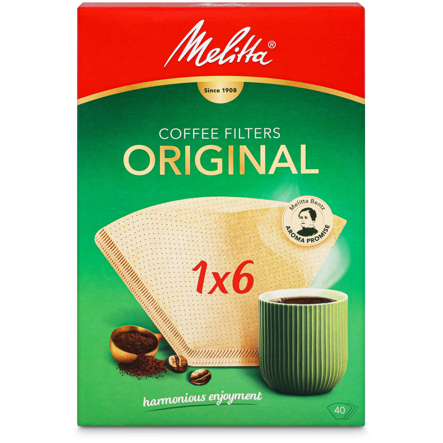 Melitta Filtertüten Original 1x6