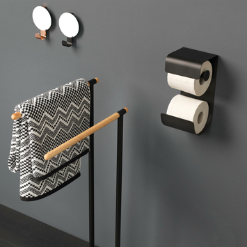 Sealskin WC-rolhouder Brix Metaal Zwart