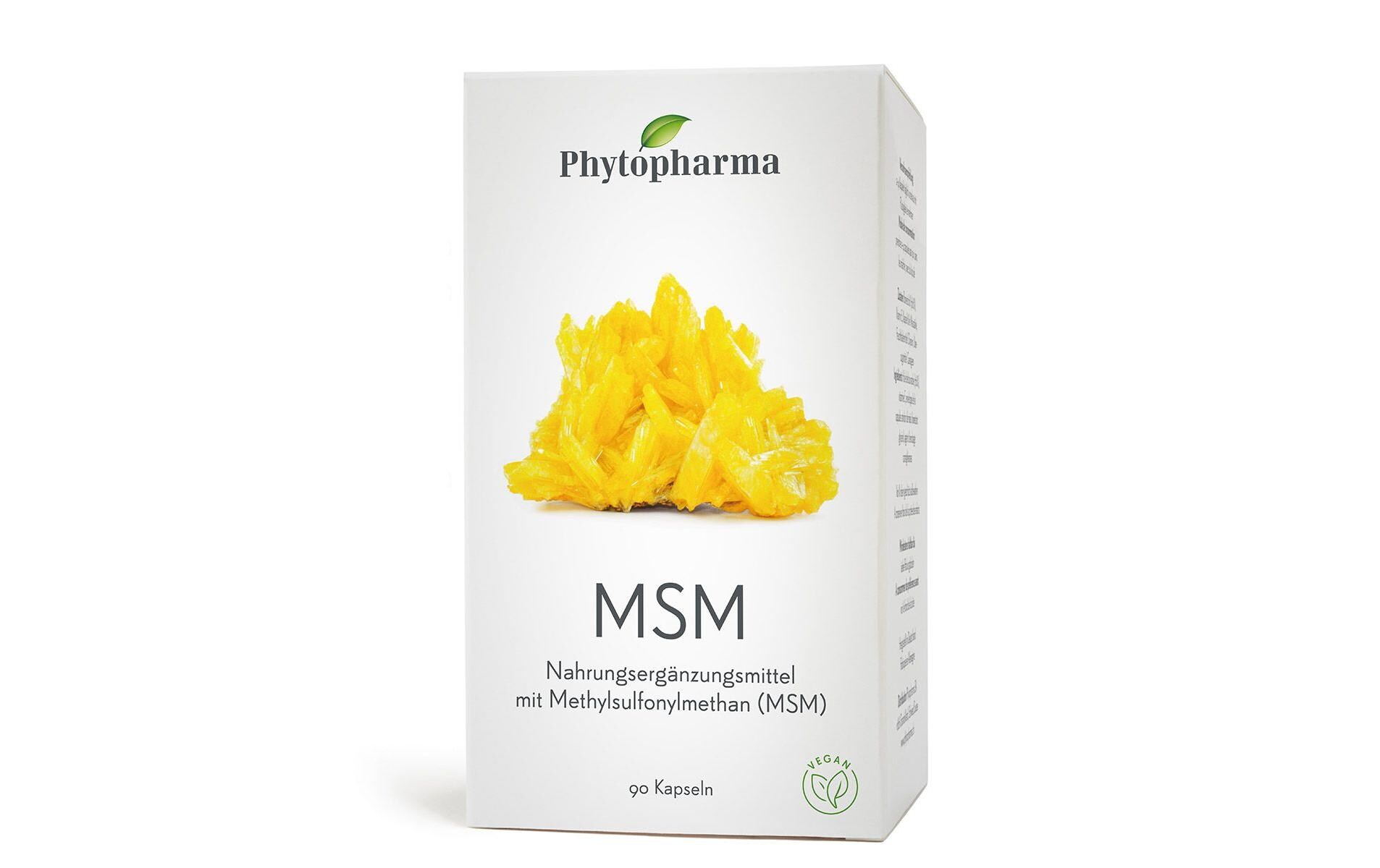 MSM 90 KapselnVegane Nahrungsergänzung mit Methylsulfonylmethan