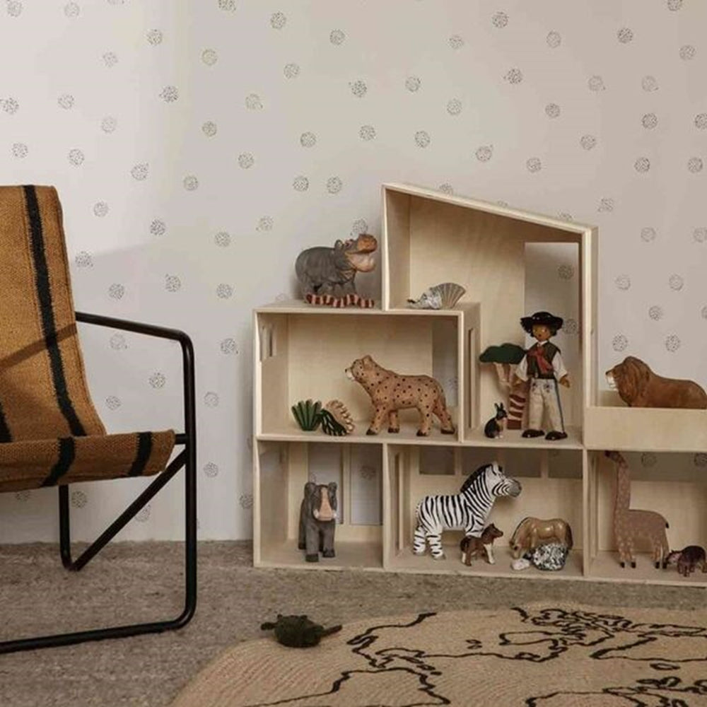 Jute Tæppe World Large - Ferm Living → Luksusbaby.dk