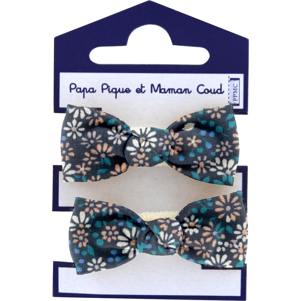 Mousse Petit Noeud Paquerette Marine