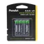 Oppladbare AAA-batterier 4-pk 1000 mAh 1,2 V