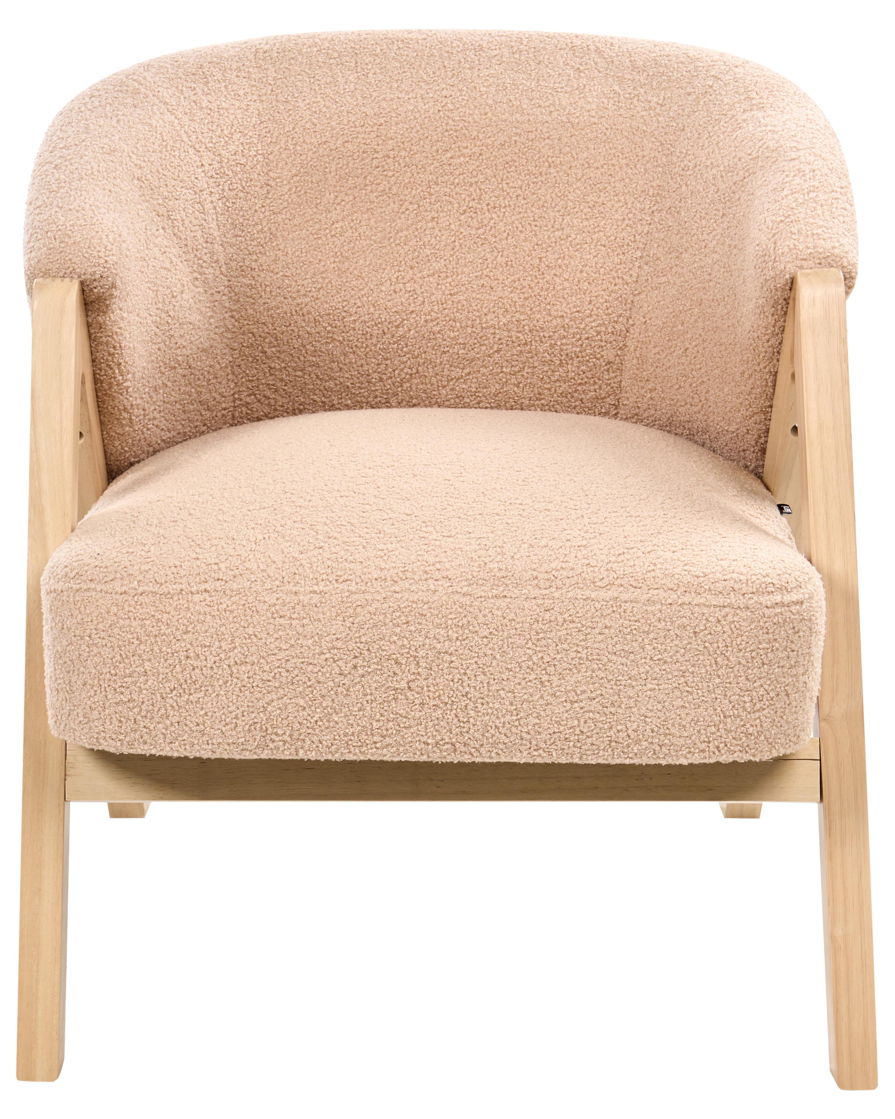 Fauteuil SKEI Bouclé Beige