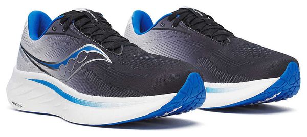 Chaussures Running Saucony Ride 18 Noir/Bleu/Blanc Homme