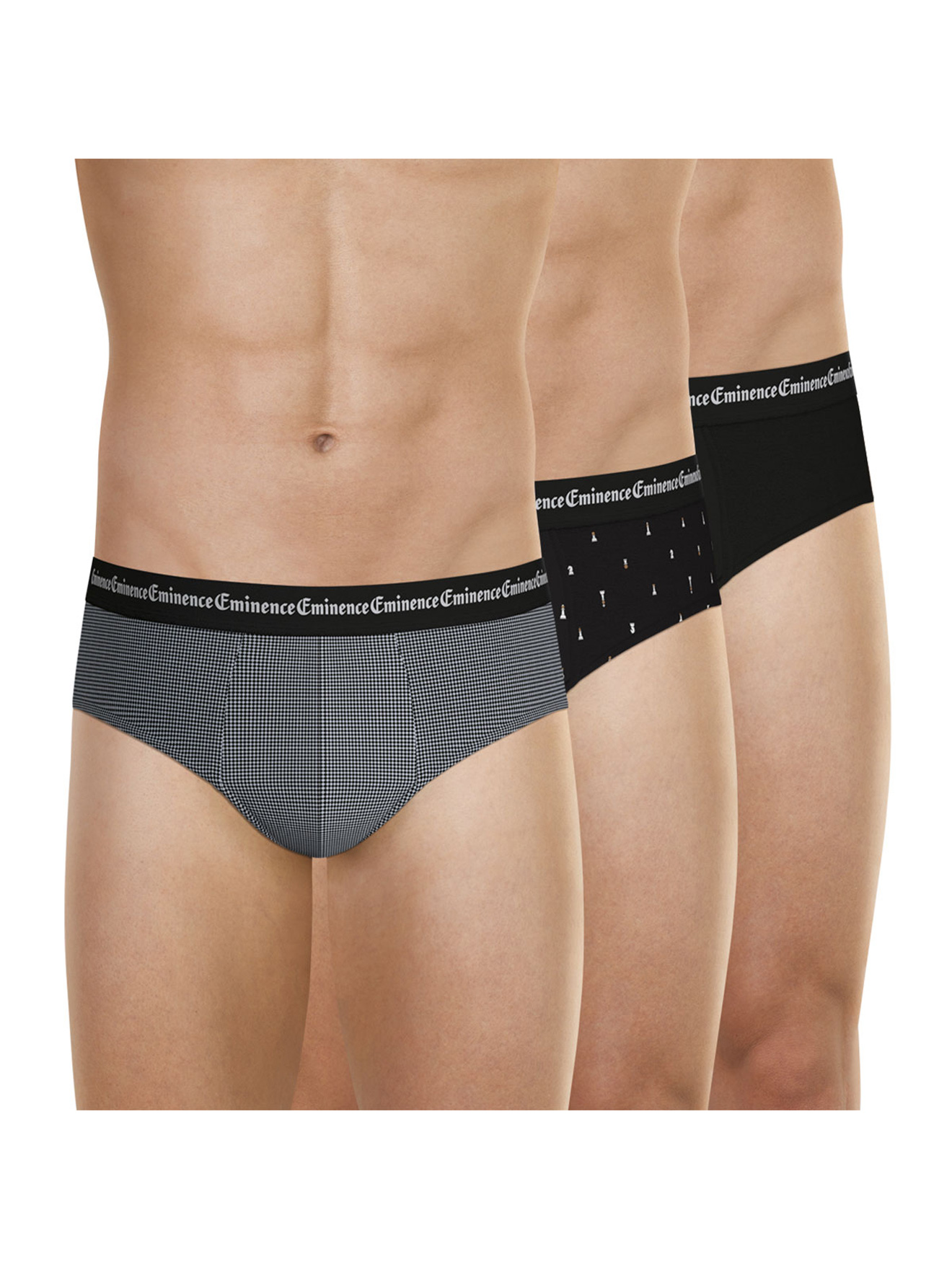 Lot de 3 slips Business Print
