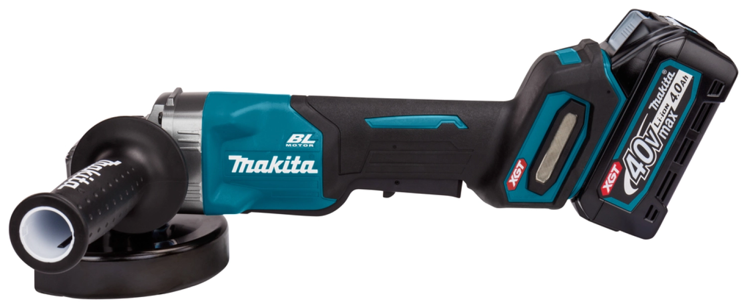 Makita GA016GM201 XGT 40V Max Li-Ion accu haakse slijper set (2x 4,0Ah) in Mbox - 125mm - koolborstelloos
