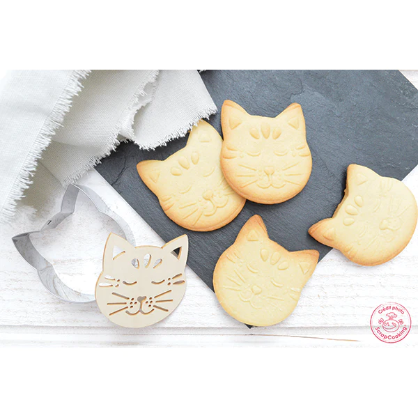 Emporte-pièce et embosseur Chat Scrapcooking