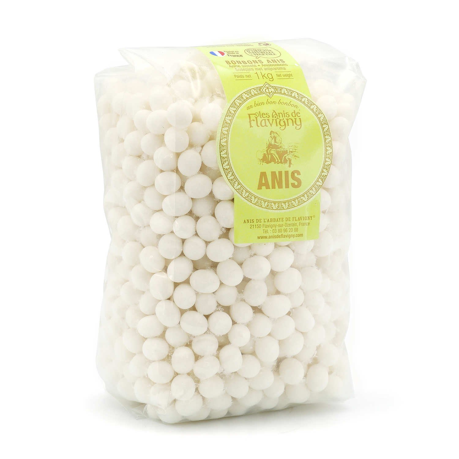 Les véritables Anis de l'abbaye de Flavigny - Sachet grand format 1kg