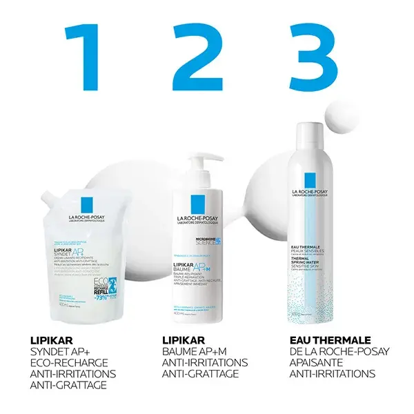 La Roche-Posay Lipikar Syndet AP+ Creme de Limpeza Repositor de Lipídios Refil Eco 400ml