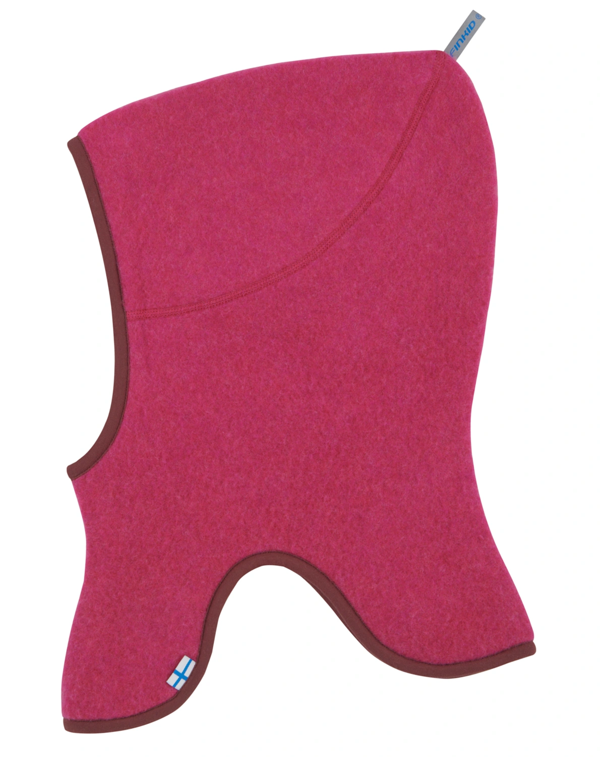 Schlupfmütze LUOLA WOOL in raspberry/sable