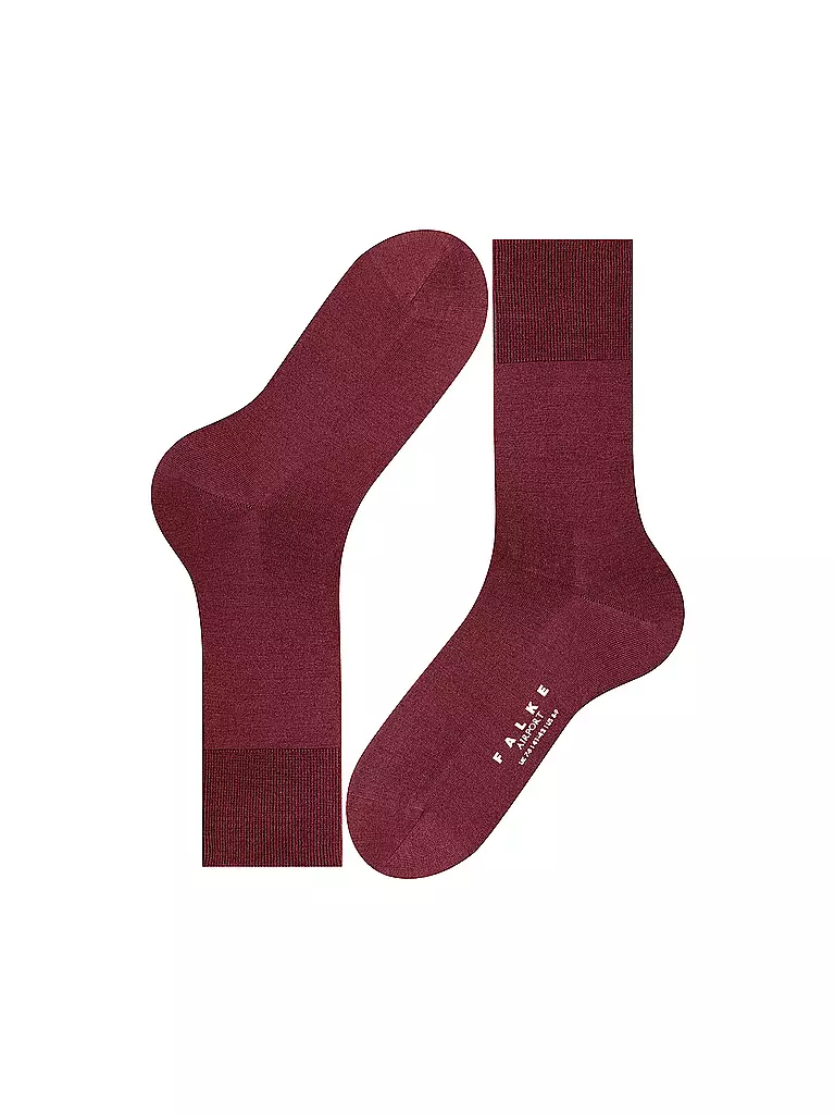 FALKE Socken Airport barolo dunkelrot