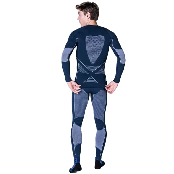 T-shirt thermique X-BIONIC ENERGY ACCUMULATOR 4.0 SHIRT LG SL M MARINE/OPTICAL WHITE