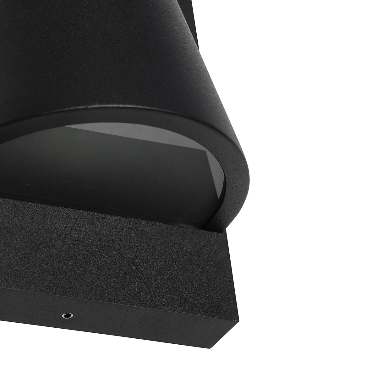 Smart buiten wandlamp zwart IP44 incl. Wifi GU10 - Femke