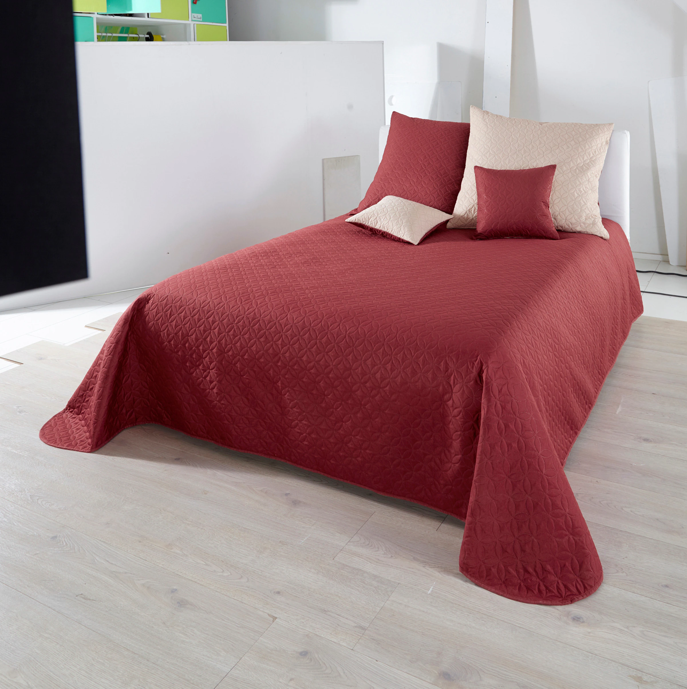 heine home Tagesdecke in bordeaux-beige