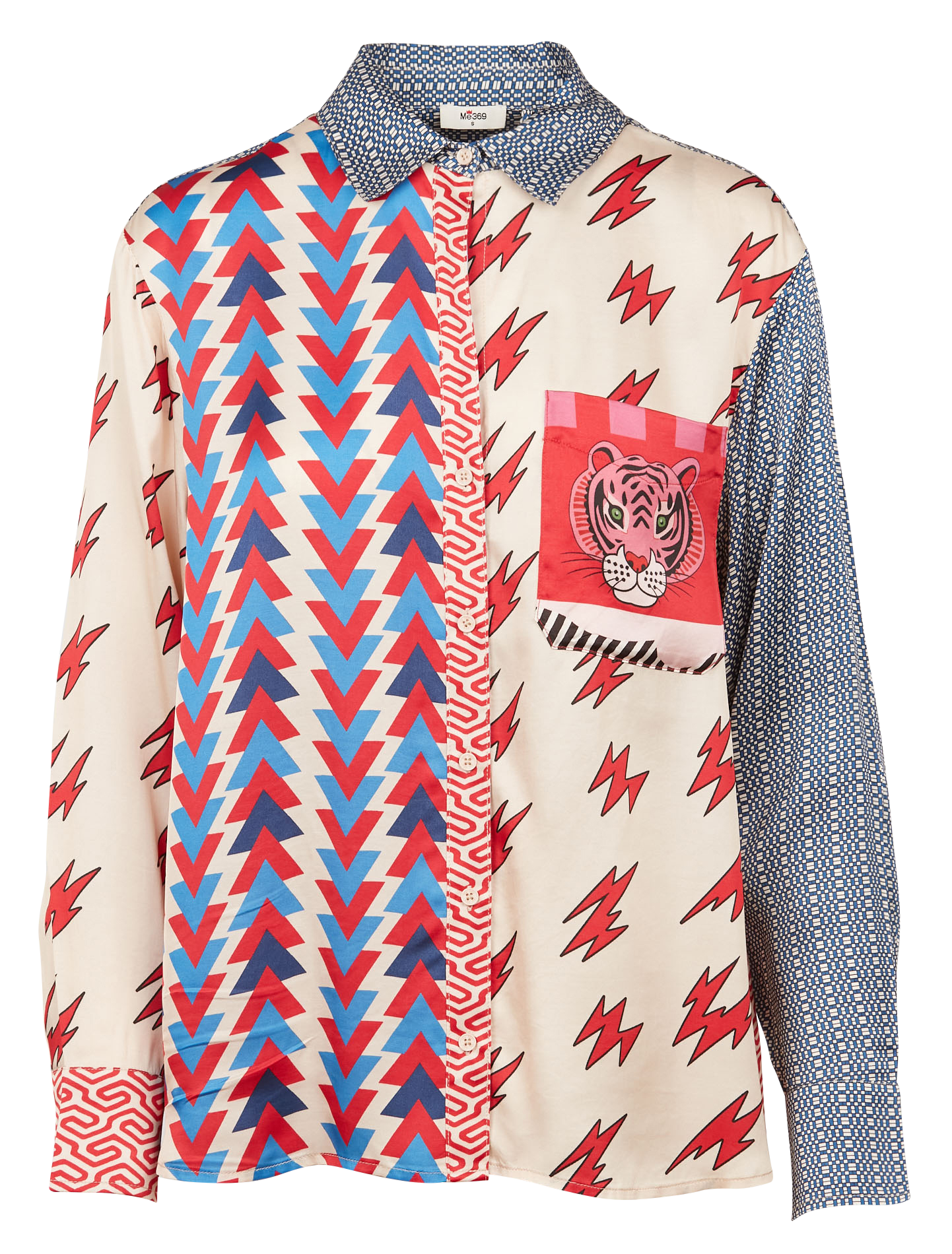 SCARLETT - Chemise col classique imprimée| Multicolore