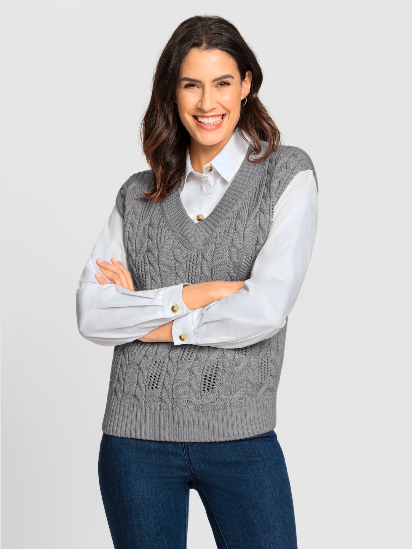 Débardeur en tricot 50% coton