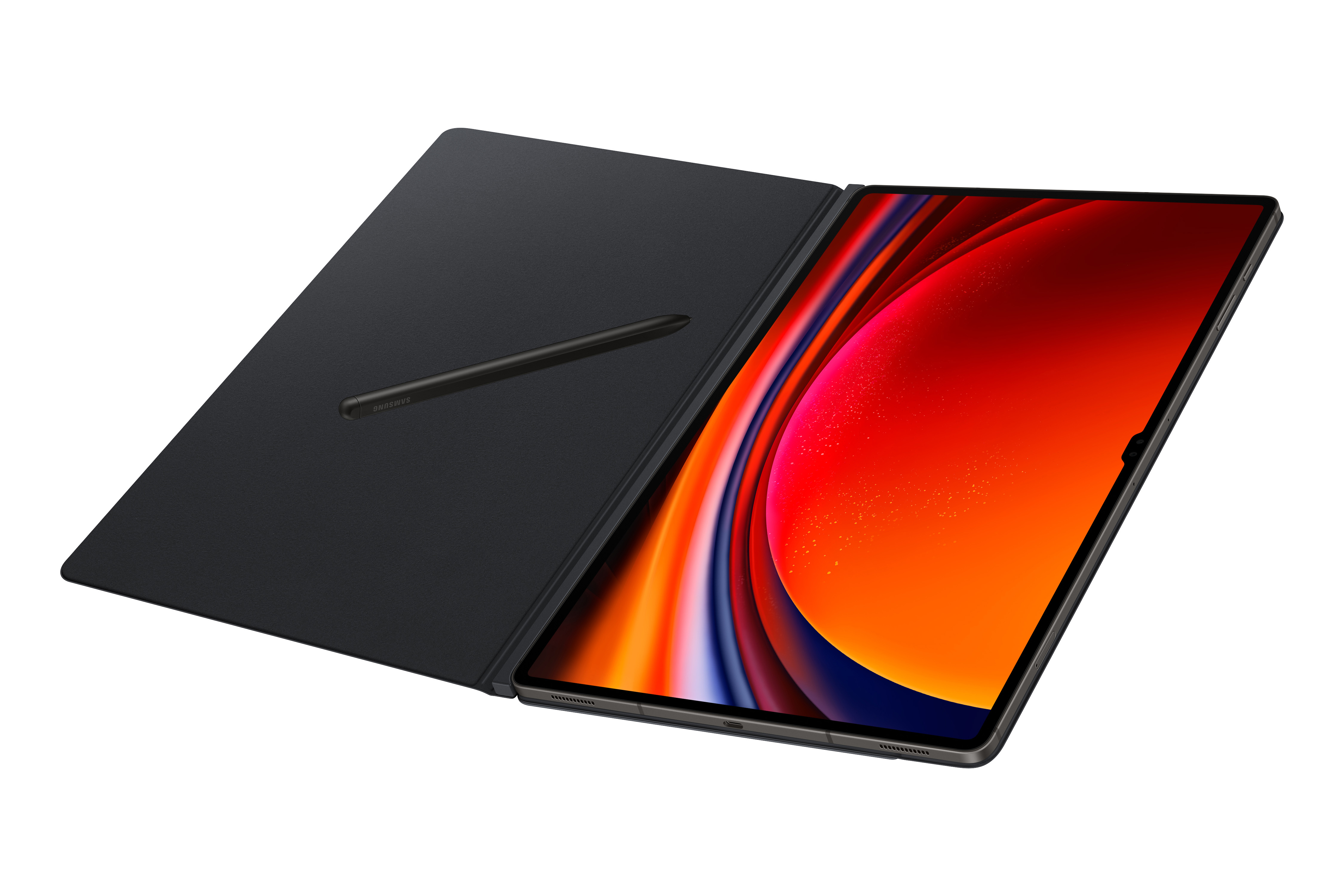 Galaxy Tab S9 Ultra Book Cover Tasche   S-Pen Halterung (EF-BX910PBEGWW) - Schwarz