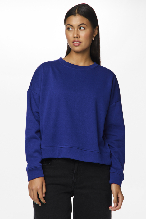Pieces blauwe dames sweater