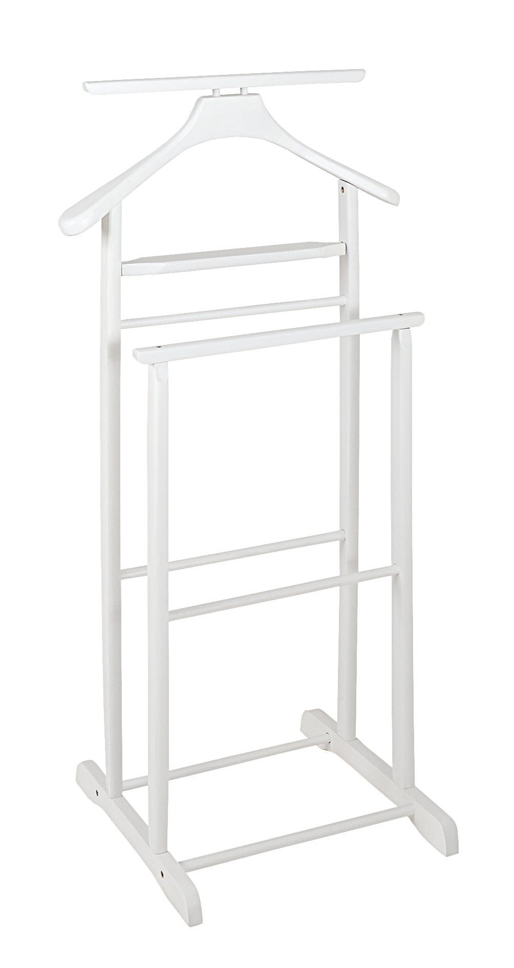 Herrendiener FUNNY 47 x 102 x 36 cm Massiv weiß