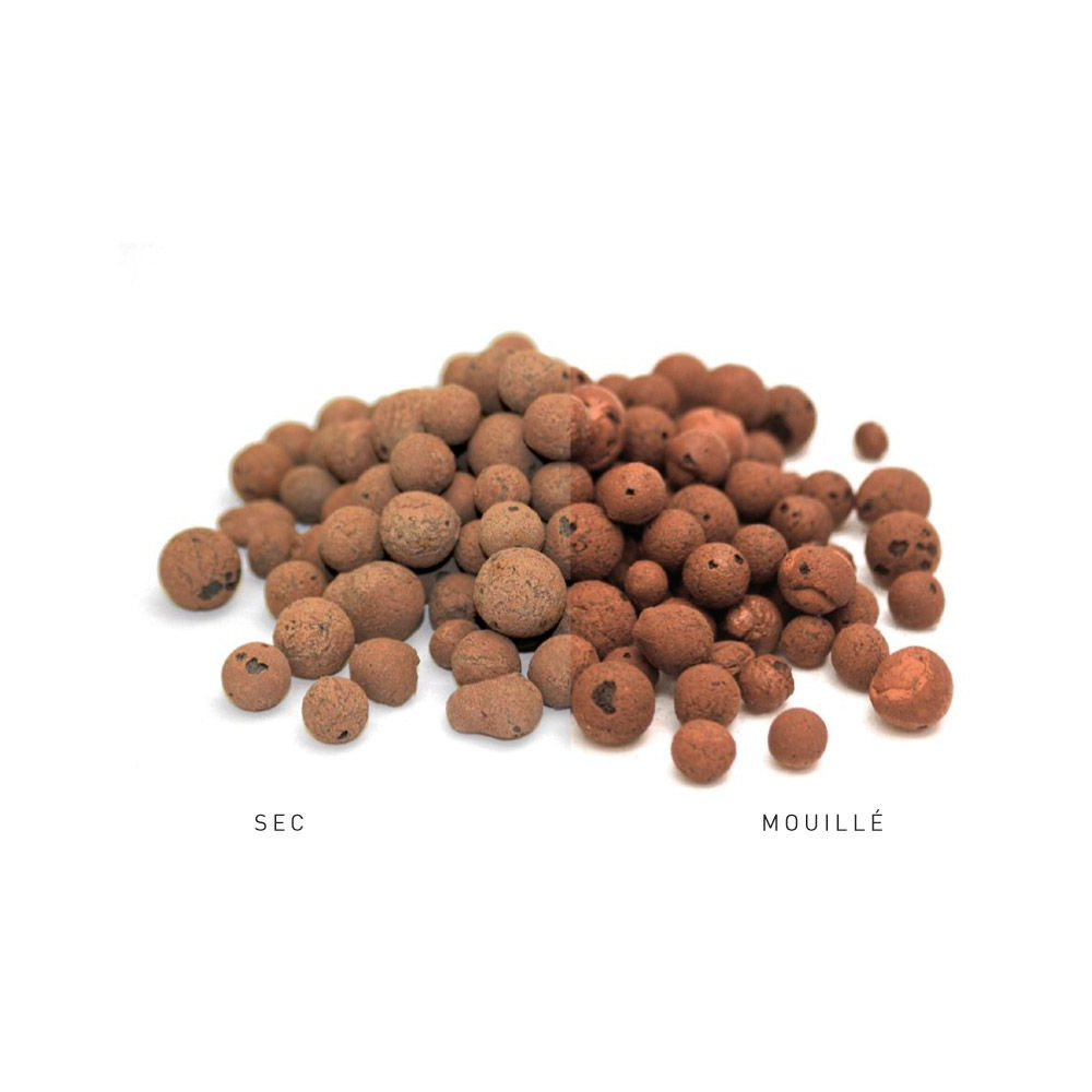 Billes d'argile intérieur extérieur - Lot de 3 sacs de 6 litres