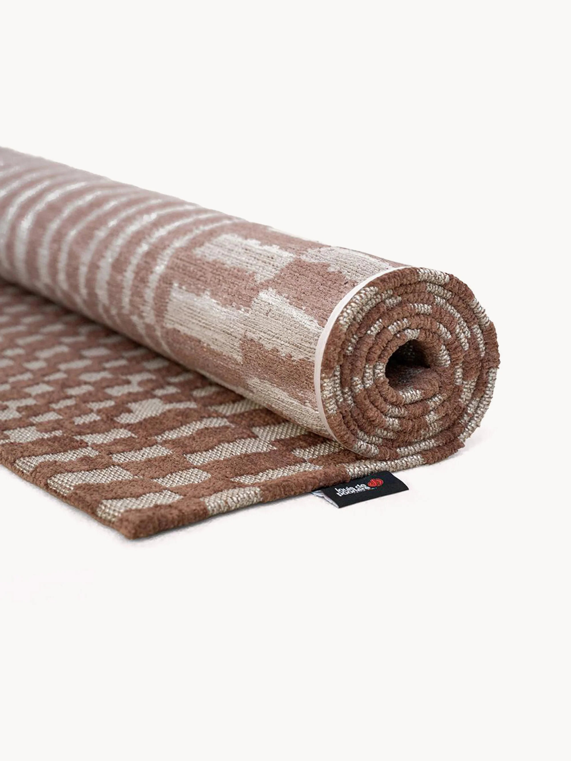 Wasbaar jacquard in- & outdoor vloerkleed Berber