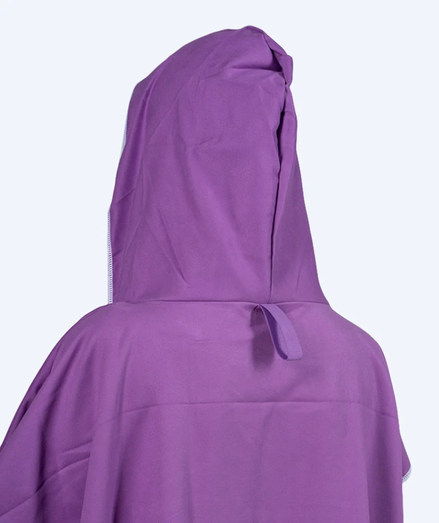 Watery badeponcho til voksne - Microfiber - Lilla